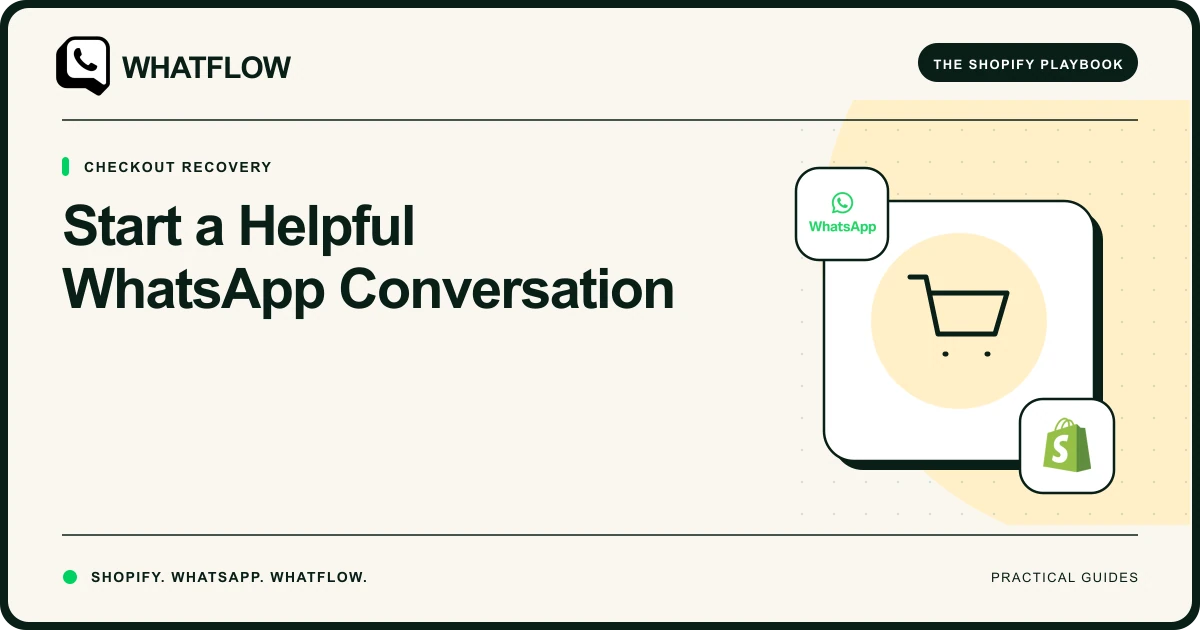 Start a Helpful WhatsApp Conversation — WhatFlow guide cover