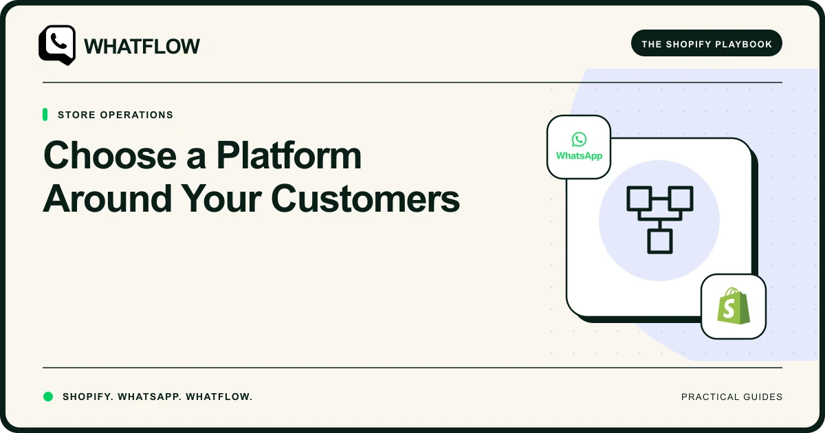 Choose a Platform Around Your Customers — WhatFlow guide cover