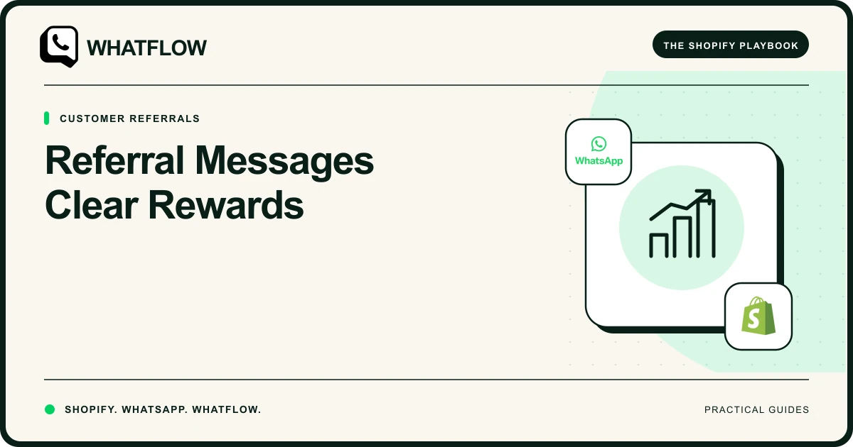 Referral Messages Clear Rewards — WhatFlow guide cover