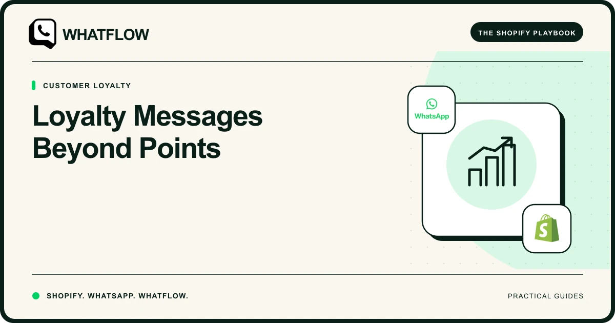 Loyalty Messages Beyond Points — WhatFlow guide cover