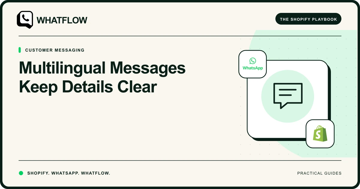 Multilingual Messages Keep Details Clear — WhatFlow guide cover