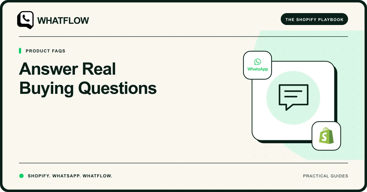 Answer Real Buying Questions — WhatFlow guide cover