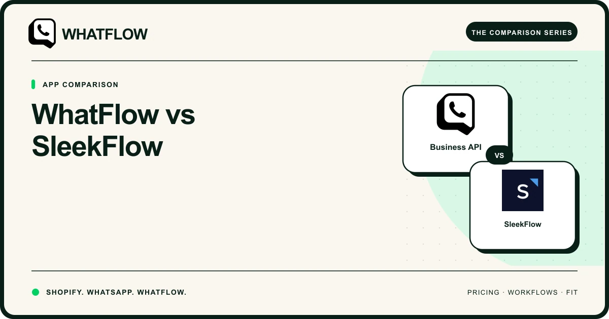 WhatFlow vs SleekFlow — WhatFlow comparison cover